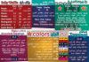 Waffle and fruits menu
